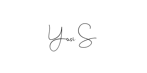 How to Draw Yasi S signature style? Andilay-7BmLP is a latest design signature styles for name Yasi S. Yasi S signature style 4 images and pictures png