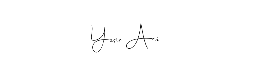 Use a signature maker to create a handwritten signature online. With this signature software, you can design (Andilay-7BmLP) your own signature for name Yasir Arif. Yasir Arif signature style 4 images and pictures png