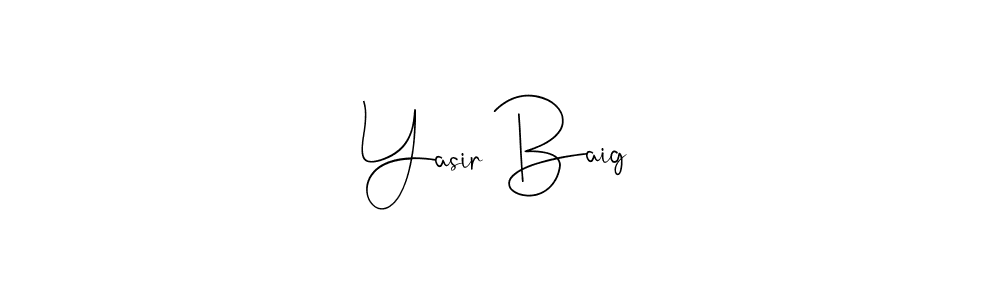 Also You can easily find your signature by using the search form. We will create Yasir Baig name handwritten signature images for you free of cost using Andilay-7BmLP sign style. Yasir Baig signature style 4 images and pictures png