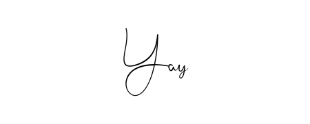 The Andilay-7BmLP font gives name Yay a signature that looks effortless yet distinguished. Download high-res PNG instantly. Yay signature style 4 images and pictures png