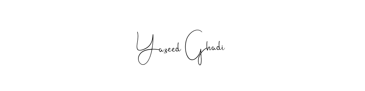 See photos of Yazeed Ghadi official signature by Spectra . Check more albums & portfolios. Read reviews & check more about Andilay-7BmLP font. Yazeed Ghadi signature style 4 images and pictures png