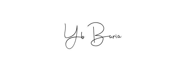 Andilay-7BmLP is a professional signature style that is perfect for those who want to add a touch of class to their signature. It is also a great choice for those who want to make their signature more unique. Get Yb Baria name to fancy signature for free. Yb Baria signature style 4 images and pictures png