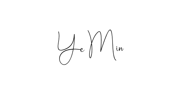 How to Draw Ye Min signature style? Andilay-7BmLP is a latest design signature styles for name Ye Min. Ye Min signature style 4 images and pictures png