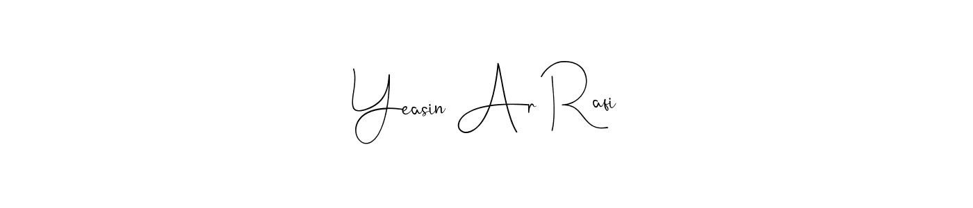 Also You can easily find your signature by using the search form. We will create Yeasin Ar Rafi name handwritten signature images for you free of cost using Andilay-7BmLP sign style. Yeasin Ar Rafi signature style 4 images and pictures png