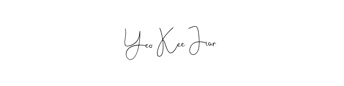 How to make Yeo Kee Jiar signature? Andilay-7BmLP is a professional autograph style. Create handwritten signature for Yeo Kee Jiar name. Yeo Kee Jiar signature style 4 images and pictures png