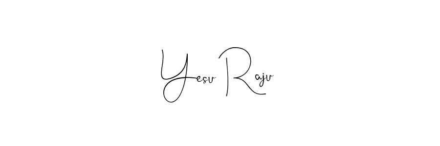 Design your own signature with our free online signature maker. With this signature software, you can create a handwritten (Andilay-7BmLP) signature for name Yesu Raju. Yesu Raju signature style 4 images and pictures png