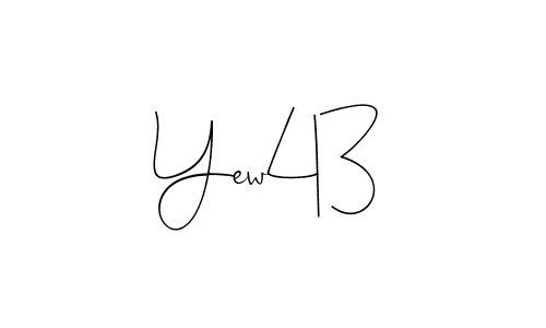 Also You can easily find your signature by using the search form. We will create Yew43 name handwritten signature images for you free of cost using Andilay-7BmLP sign style. Yew43 signature style 4 images and pictures png