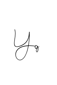 Make a beautiful signature design for name Yg. With this signature (Andilay-7BmLP) style, you can create a handwritten signature for free. Yg signature style 4 images and pictures png