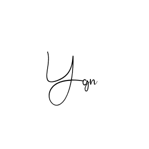 if you are searching for the best signature style for your name Ygn. so please give up your signature search. here we have designed multiple signature styles  using Andilay-7BmLP. Ygn signature style 4 images and pictures png