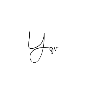 if you are searching for the best signature style for your name Ygv. so please give up your signature search. here we have designed multiple signature styles  using Andilay-7BmLP. Ygv signature style 4 images and pictures png