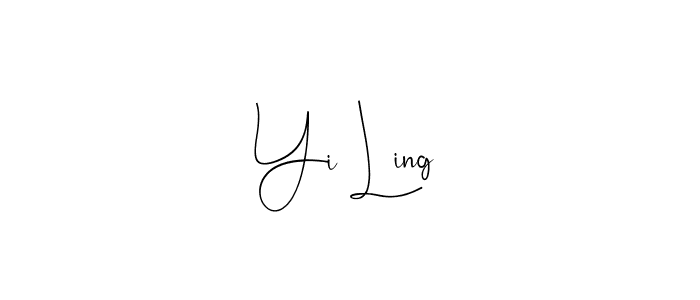 Yi Ling stylish signature style. Best Handwritten Sign (Andilay-7BmLP) for my name. Handwritten Signature Collection Ideas for my name Yi Ling. Yi Ling signature style 4 images and pictures png