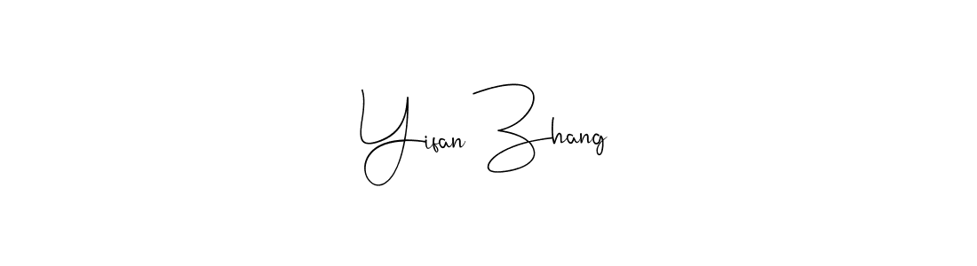 You should practise on your own different ways (Andilay-7BmLP) to write your name (Yifan Zhang) in signature. don't let someone else do it for you. Yifan Zhang signature style 4 images and pictures png