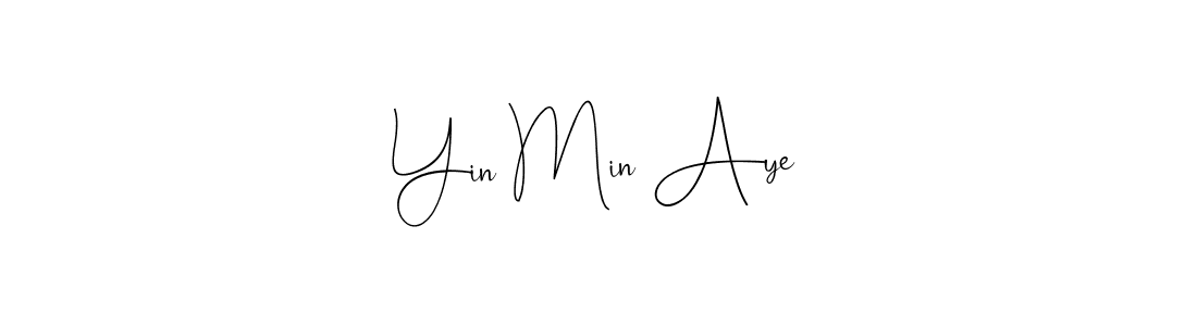 if you are searching for the best signature style for your name Yin Min Aye. so please give up your signature search. here we have designed multiple signature styles  using Andilay-7BmLP. Yin Min Aye signature style 4 images and pictures png