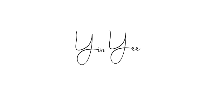 Andilay-7BmLP is a professional signature style that is perfect for those who want to add a touch of class to their signature. It is also a great choice for those who want to make their signature more unique. Get Yin Yee name to fancy signature for free. Yin Yee signature style 4 images and pictures png