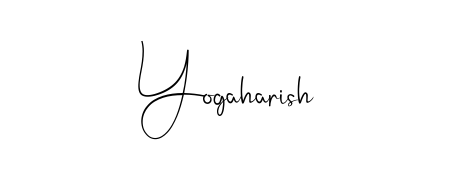 Master the art of signing with Yogaharish written in fluent Andilay-7BmLP script. A great template to practice and refine your handwriting. Yogaharish signature style 4 images and pictures png