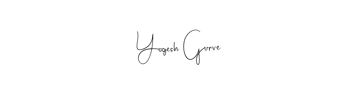 if you are searching for the best signature style for your name Yogesh Gurve. so please give up your signature search. here we have designed multiple signature styles  using Andilay-7BmLP. Yogesh Gurve signature style 4 images and pictures png