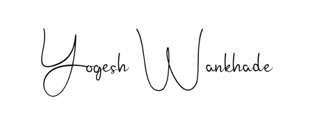 Use a signature maker to create a handwritten signature online. With this signature software, you can design (Andilay-7BmLP) your own signature for name Yogesh Wankhade. Yogesh Wankhade signature style 4 images and pictures png