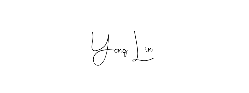 Make a beautiful signature design for name Yong Lin. Use this online signature maker to create a handwritten signature for free. Yong Lin signature style 4 images and pictures png