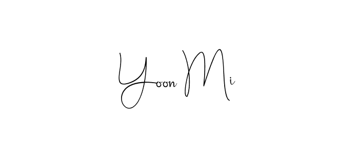 It looks lik you need a new signature style for name Yoon Mi. Design unique handwritten (Andilay-7BmLP) signature with our free signature maker in just a few clicks. Yoon Mi signature style 4 images and pictures png