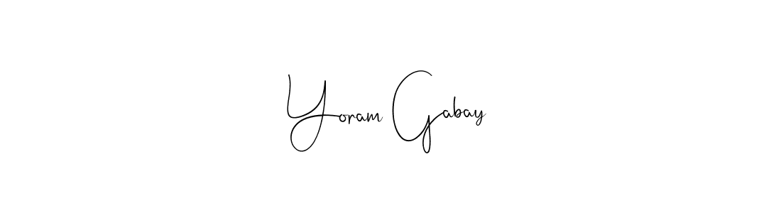 This is the best signature style for the Yoram Gabay name. Also you like these signature font (Andilay-7BmLP). Mix name signature. Yoram Gabay signature style 4 images and pictures png