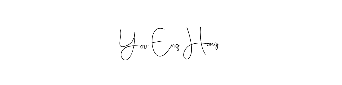 Make a beautiful signature design for name You Eng Hong. Use this online signature maker to create a handwritten signature for free. You Eng Hong signature style 4 images and pictures png