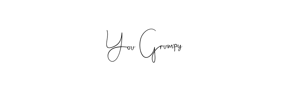 Make a beautiful signature design for name You Grumpy. Use this online signature maker to create a handwritten signature for free. You Grumpy signature style 4 images and pictures png