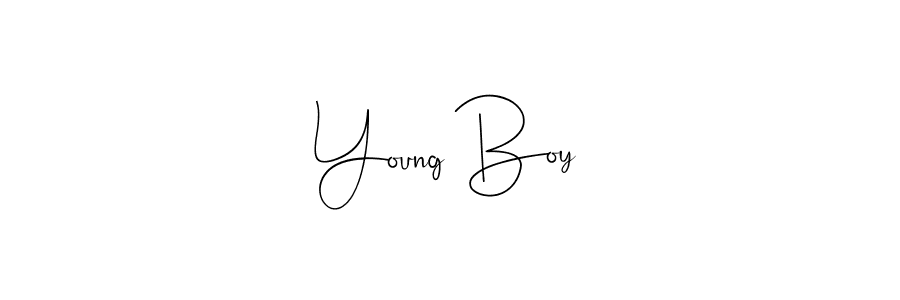 Use a signature maker to create a handwritten signature online. With this signature software, you can design (Andilay-7BmLP) your own signature for name Young Boy. Young Boy signature style 4 images and pictures png