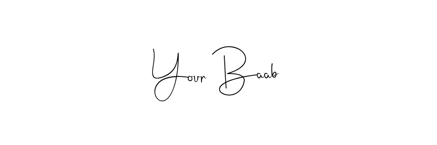 Also You can easily find your signature by using the search form. We will create Your Baab name handwritten signature images for you free of cost using Andilay-7BmLP sign style. Your Baab signature style 4 images and pictures png