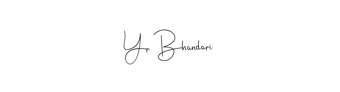 You should practise on your own different ways (Andilay-7BmLP) to write your name (Yr Bhandari) in signature. don't let someone else do it for you. Yr Bhandari signature style 4 images and pictures png