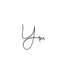 Also we have Ytm name is the best signature style. Create professional handwritten signature collection using Andilay-7BmLP autograph style. Ytm signature style 4 images and pictures png