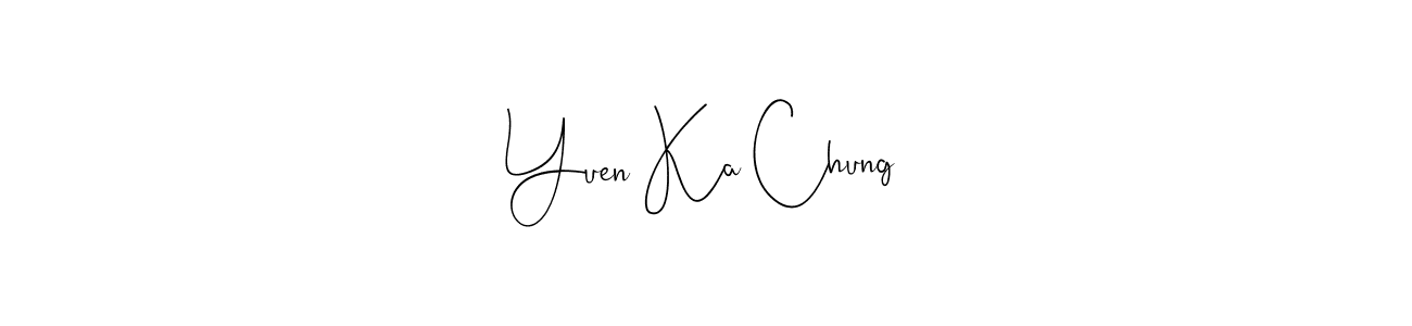 Use a signature maker to create a handwritten signature online. With this signature software, you can design (Andilay-7BmLP) your own signature for name Yuen Ka Chung. Yuen Ka Chung signature style 4 images and pictures png