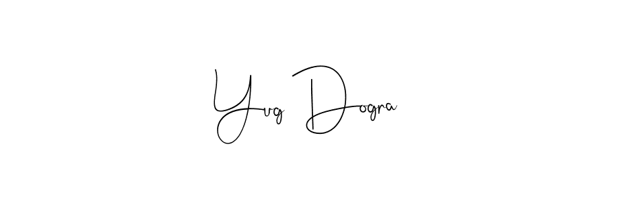 Use a signature maker to create a handwritten signature online. With this signature software, you can design (Andilay-7BmLP) your own signature for name Yug Dogra. Yug Dogra signature style 4 images and pictures png