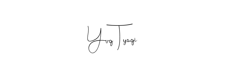 It looks lik you need a new signature style for name Yug Tyagi. Design unique handwritten (Andilay-7BmLP) signature with our free signature maker in just a few clicks. Yug Tyagi signature style 4 images and pictures png