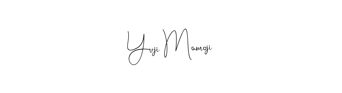 Make a beautiful signature design for name Yuji Mamoji. Use this online signature maker to create a handwritten signature for free. Yuji Mamoji signature style 4 images and pictures png