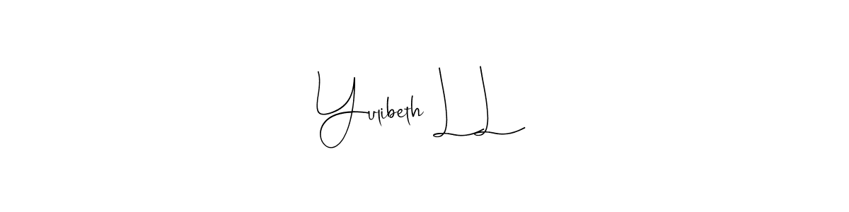 Similarly Andilay-7BmLP is the best handwritten signature design. Signature creator online .You can use it as an online autograph creator for name Yulibeth L L. Yulibeth L L signature style 4 images and pictures png