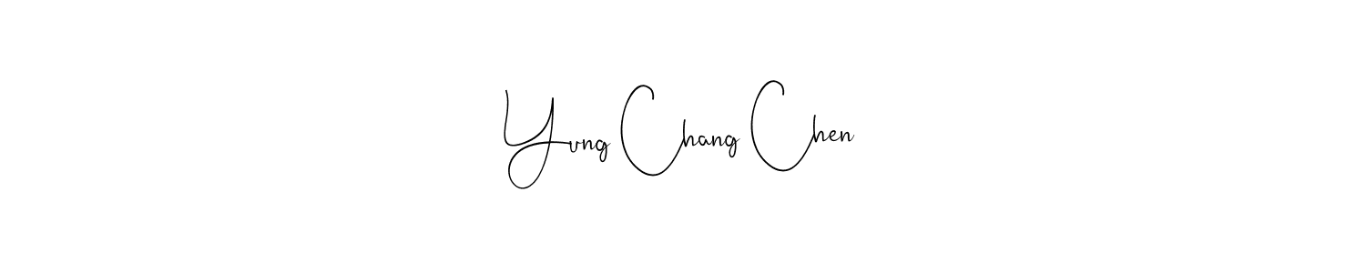 Best and Professional Signature Style for Yung Chang Chen. Andilay-7BmLP Best Signature Style Collection. Yung Chang Chen signature style 4 images and pictures png