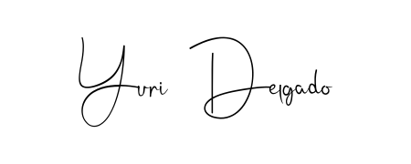 A timeless handwritten aesthetic for Yuri  Delgado. The Andilay-7BmLP font gives your signature a handcrafted feel with natural curves. Yuri  Delgado signature style 4 images and pictures png