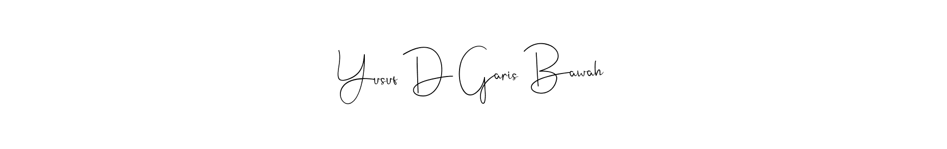 Make a short Yusuf D Garis Bawah signature style. Manage your documents anywhere anytime using Andilay-7BmLP. Create and add eSignatures, submit forms, share and send files easily. Yusuf D Garis Bawah signature style 4 images and pictures png