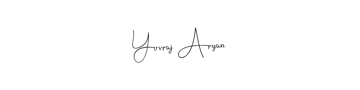 This is the best signature style for the Yuvraj Aryan name. Also you like these signature font (Andilay-7BmLP). Mix name signature. Yuvraj Aryan signature style 4 images and pictures png