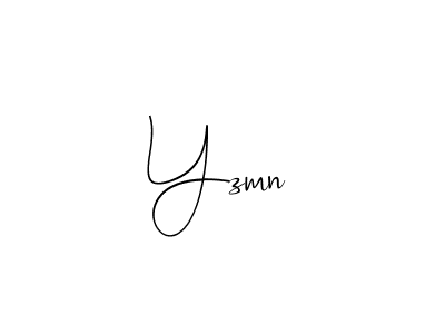 Create a beautiful signature design for name Yzmn. With this signature (Andilay-7BmLP) fonts, you can make a handwritten signature for free. Yzmn signature style 4 images and pictures png