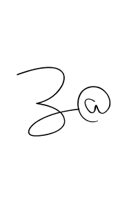 if you are searching for the best signature style for your name Z@. so please give up your signature search. here we have designed multiple signature styles  using Andilay-7BmLP. Z@ signature style 4 images and pictures png