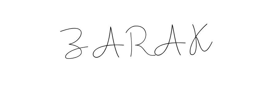 Make a beautiful signature design for name Z A R A K. Use this online signature maker to create a handwritten signature for free. Z A R A K signature style 4 images and pictures png