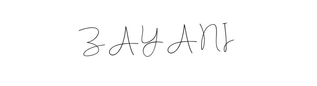 The best way (Andilay-7BmLP) to make a short signature is to pick only two or three words in your name. The name Z A Y A N I include a total of six letters. For converting this name. Z A Y A N I signature style 4 images and pictures png