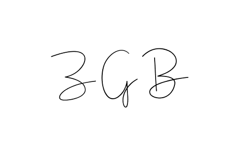 Also we have Z G B name is the best signature style. Create professional handwritten signature collection using Andilay-7BmLP autograph style. Z G B signature style 4 images and pictures png