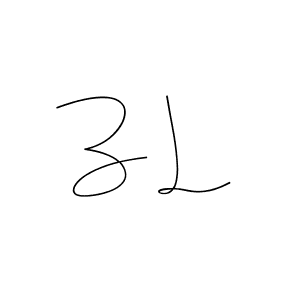 How to make Z L name signature. Use Andilay-7BmLP style for creating short signs online. This is the latest handwritten sign. Z L signature style 4 images and pictures png