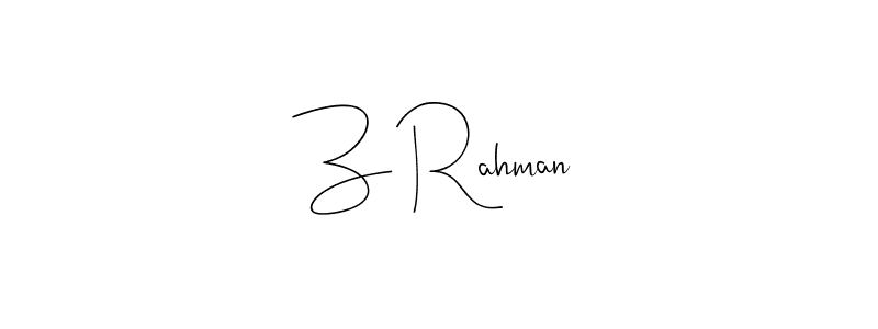 See photos of Z Rahman official signature by Spectra . Check more albums & portfolios. Read reviews & check more about Andilay-7BmLP font. Z Rahman signature style 4 images and pictures png