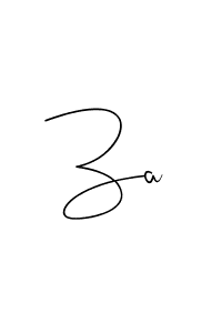 Use a signature maker to create a handwritten signature online. With this signature software, you can design (Andilay-7BmLP) your own signature for name Za. Za signature style 4 images and pictures png