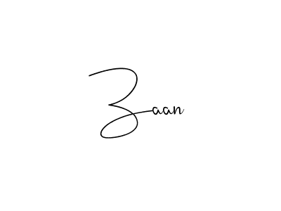 Create a beautiful signature design for name Zaan. With this signature (Andilay-7BmLP) fonts, you can make a handwritten signature for free. Zaan signature style 4 images and pictures png