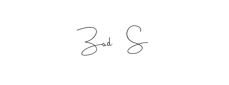 This is the best signature style for the Zad    S name. Also you like these signature font (Andilay-7BmLP). Mix name signature. Zad    S signature style 4 images and pictures png