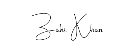 Download transparent PNG signature for name Zahi Khan styled with Andilay-7BmLP font. Ready to paste directly into PDF and Word agreements. Zahi Khan signature style 4 images and pictures png